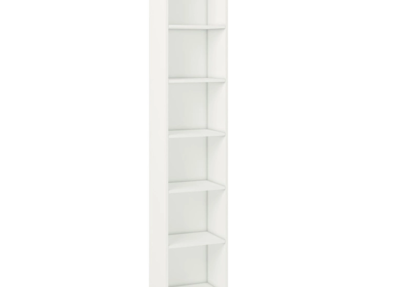 Стеллаж Home Smart, вертикальный, 6 секций, размер 40x28x202 см, белый
